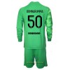 Maglia da Calcio Portiere a Maniche Lunghe Paris Saint Germain Gianluigi Donnarumma 50 Alternativa 2021-22 per Bambino